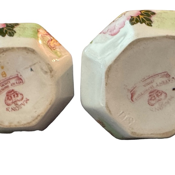 RARE MASONS ENGLAND PITCHER JUGS Set of 4 pcs Antique Asian Ironstone - Picture 10 of 11